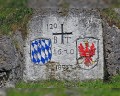 Einer der alten Grenzsteine