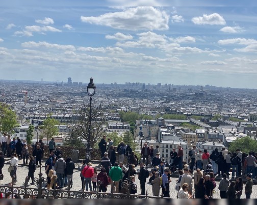 Blick über Paris von Sacre Coeur
